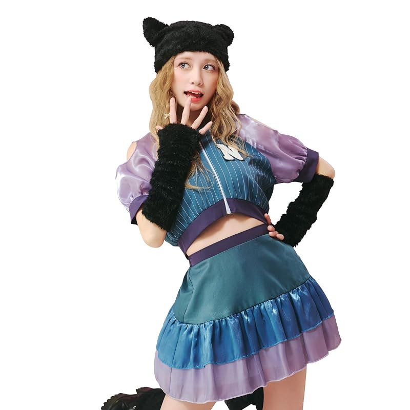 【新品】 クリアストーン(Clearstone) トリックピクス コスプレ ハロウィン キャット レディース ブルー
