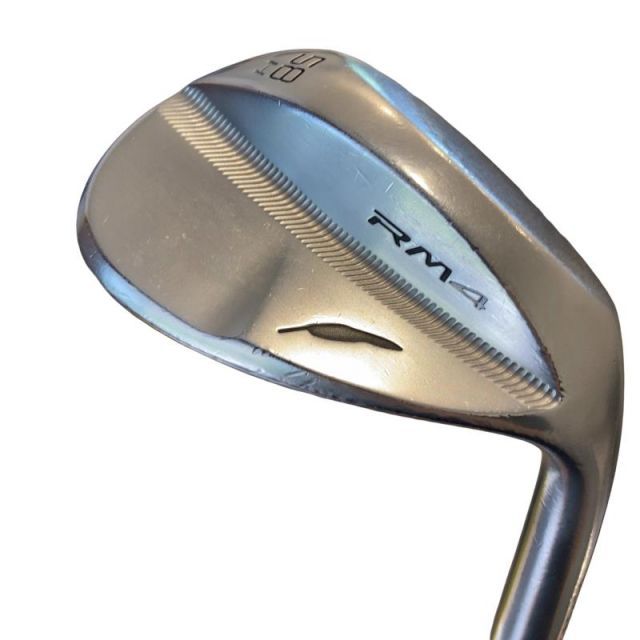 【中古】 フォーティーン RM-4 ニッケルクロムメッキ 58°/H ウェッジ WG 純正特注シャフト (フレックスS) メンズ 男性用 右利き 右用 Dランク ゴルフクラブ