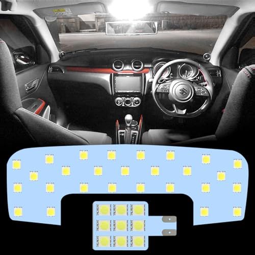 msスズキスイフト スイフトスポーツ LED ルームランプ ZC/ZD13S/43S/53S/83S ZC33S用 LED 室内灯 6000k ホワイト 白 専用設計 スイフト専用 スイフトスポーツ カスタムパーツ LED内装パーツ 取付簡単 3c267a34