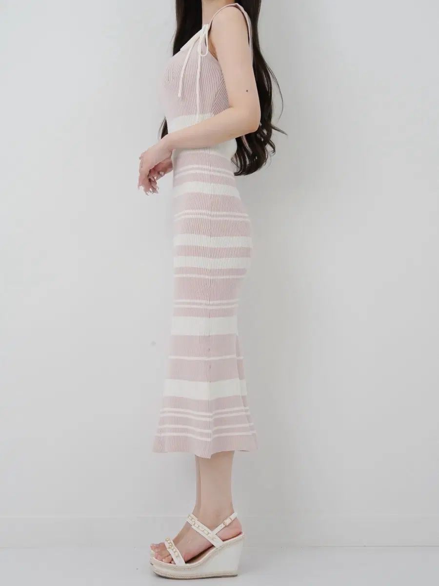 lumignon Riobon border nermaid dress スナ系