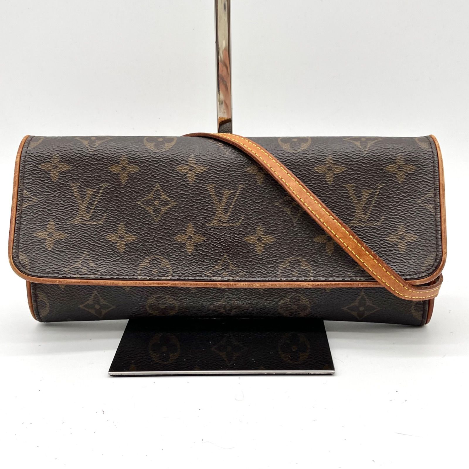 LOUIS VUITTON ルイヴィトン モノグラム ポシェットツインGM ショルダーバッグ M51852