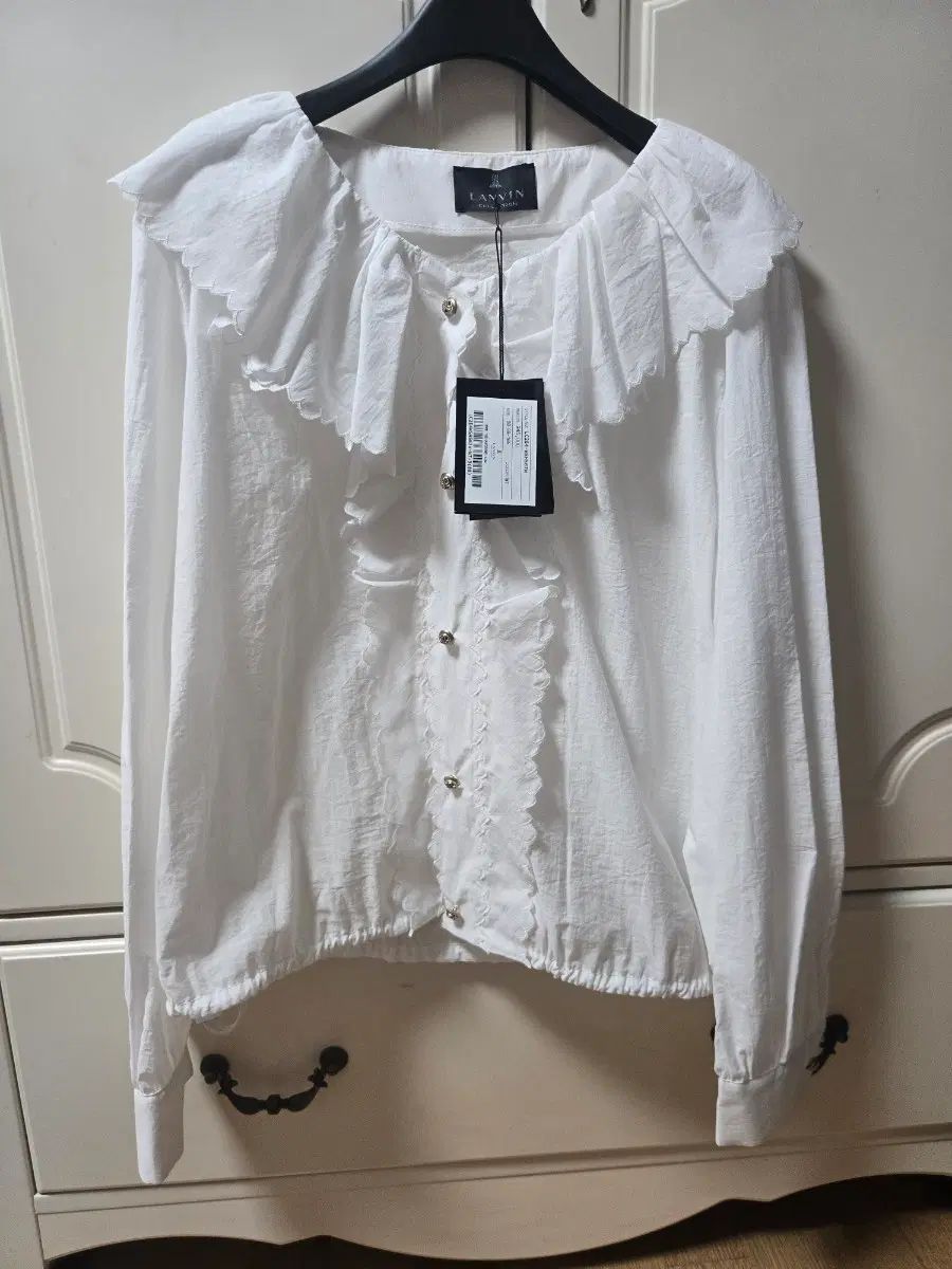 新品 LANVIN ランバン レース ブラウス 白