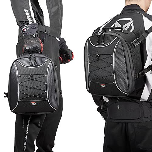 KEMIMOTO バイク シートバッグ 拡張機能あり シートバッグ 22-30L ヘルメットバッグ 撥水 防水 耐久性 固定ベルト付き cb250r ninja250 GSX-S125適合pms 8a59a024