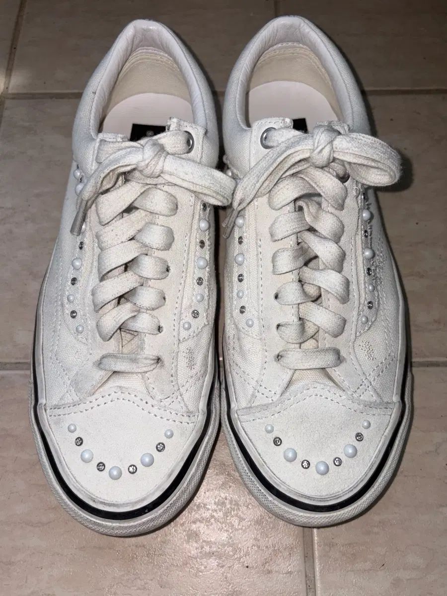 VANS オールドスクール パールライズド マシュマロ 250