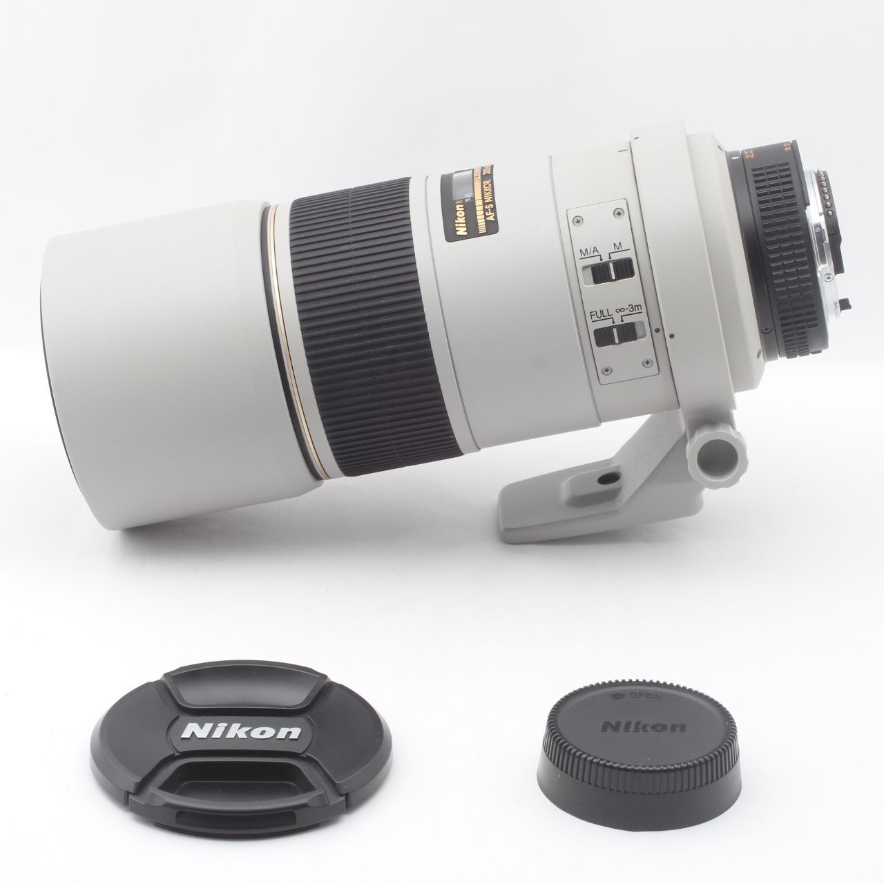 Nikon Ai AF-S Nikkor 300mm f/4D IF-ED Lens Light Gray Nikon F Mount Full Size Operation Confirmed Nikon #S00189