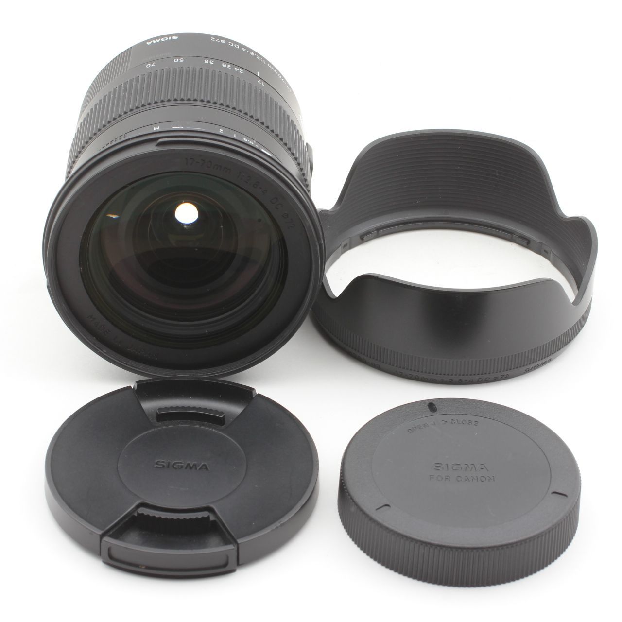 SIGMA 17-70mm F2.8-4 DC MACRO OS HSM Contemporary 標準ズームレンズ キヤノンEF-Sマウント 動作確認済 シグマ #S00195