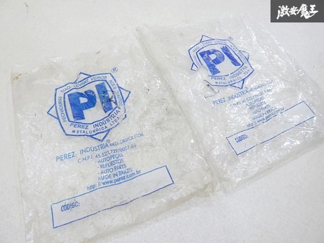 【希少・未使用品】PEREZ製 空冷 ビートル タイプ2 '74〜'79y レイトバス フロントドアラッチ ドアロック 左右セット 211837016H 当時物