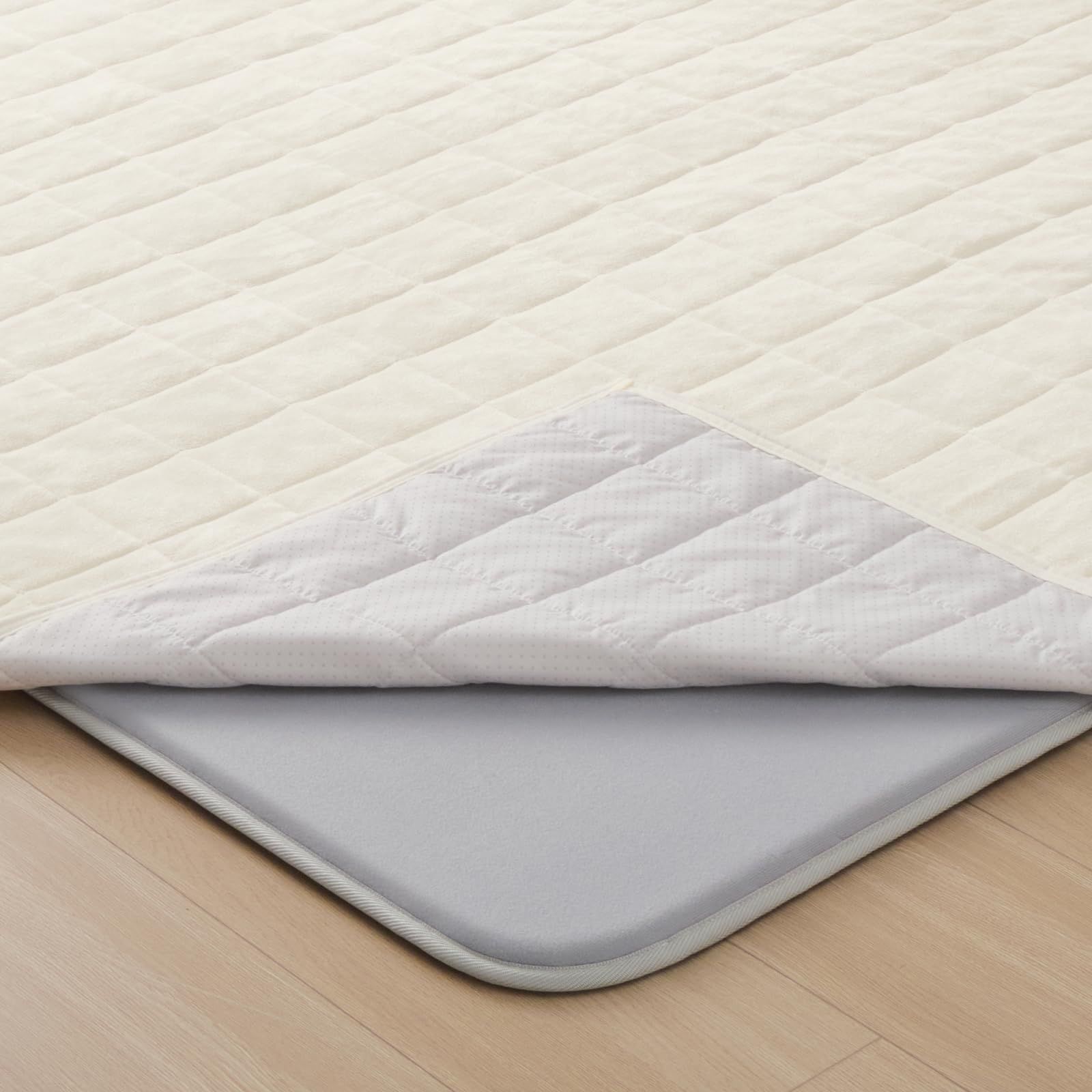 Softime カーペット アンダーラグ 単品 120×170cm（約1畳）ラグマット ラグ専用下敷き ふかピタ ラグクッション グレー