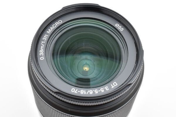★美品★ ソニー SONY DT 18-70mm F3.5-5.6 MACRO SAL1870 Aマウント【前後キャップ付き】 #744421_42_20B thumbnail 7