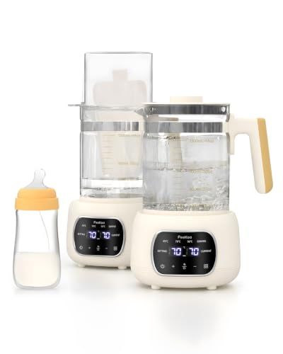 Feekaa 調乳ポット 哺乳瓶 消毒 ミルクウォーマー 電気ケトル ガラス ケトル 1.3L 調乳器具ミルク 保温 ボトル滅菌器 ミルク加熱 離乳食 ヒーター 温度調整機能/72時間の保温機能/空焚き防止 ポット湯沸かし 電子ケトル コーヒー/紅茶/調pms 6,177円
