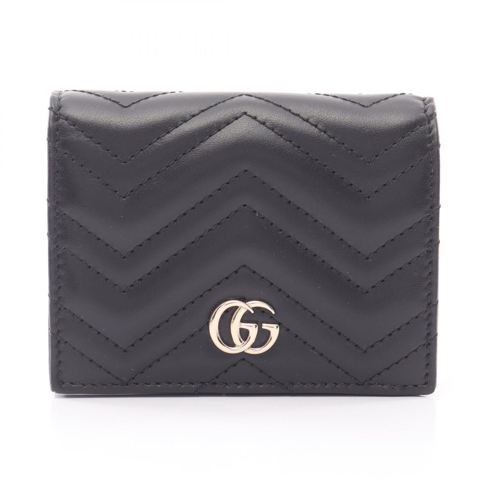グッチ GUCCI 二つ折り財布 GGマーモント 466492AAET81000 レザー 二つ折財布 レディース 新品
