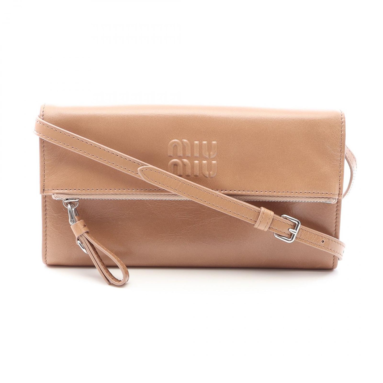 Miu Miu ミュウ ミュウ VITELLO SHINE ショルダーバッグ