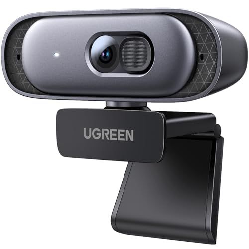 UGREEN Webカメラ USB ウェブカメラ 2K 400万画素 91°超広視野角 自動フォーカス対応 マイク内蔵 自動光補正 PC カメラ Windows Mac OS Youtube Skype Zoom Microsoft Team 62f75e4e
