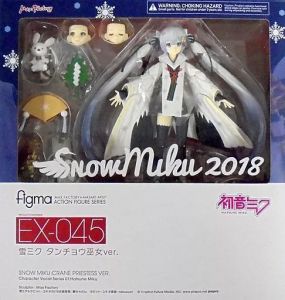 フィギュア figma 雪ミク タンチョウ巫女ver. 「キャラクター・ボーカル・シリーズ01 初音ミク」 第69回 さっぽろ雪まつり&ワンダーフェスティバル2018冬&GOODSMILE ONLINE SHOP限定【10日以内発送】