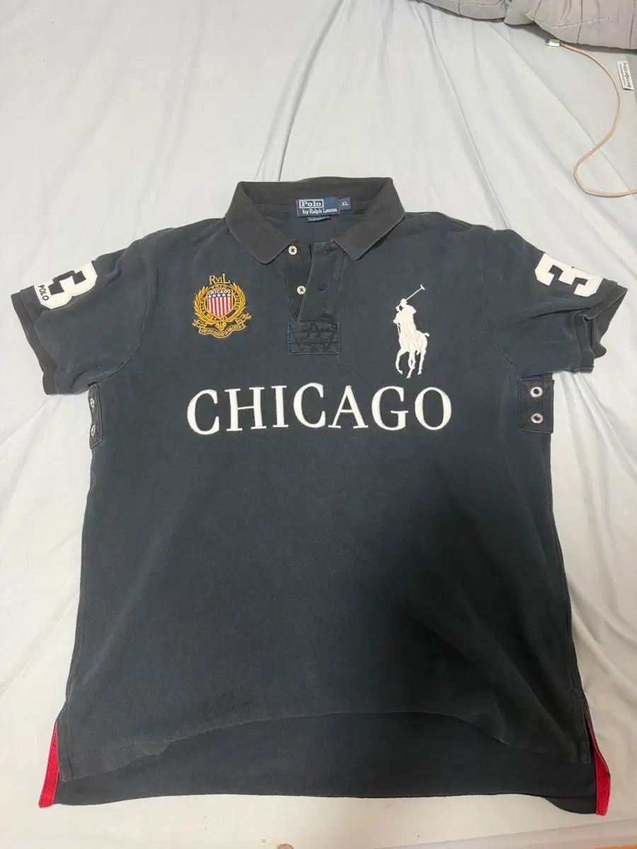 POLO RALPH LAUREN ポロラルフローレン シカゴ カラーTシャツ 旧モデル