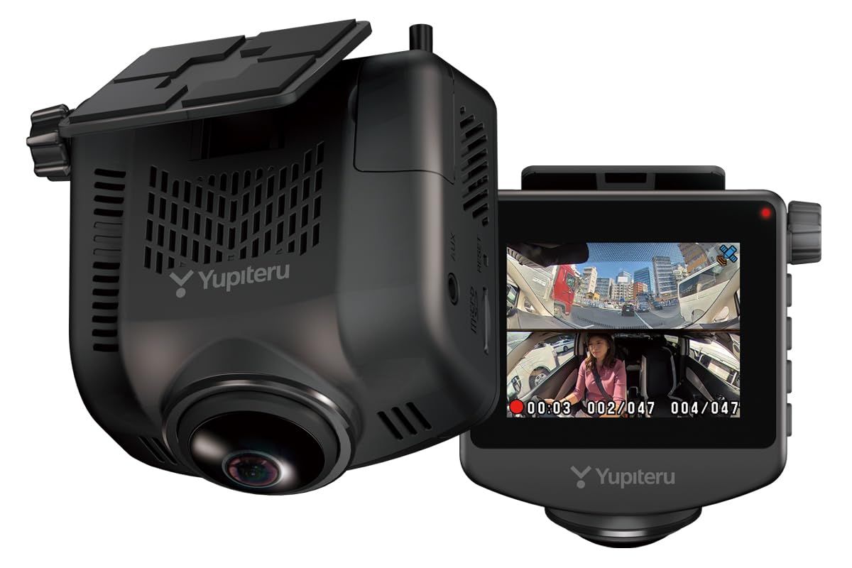 新品 2025年モデル ユピテル(Yupiteru) 360度ドライブレコーダー marumie(マルミエ) SN-ST7710AI