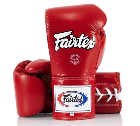 新品 Fairtex プロコンフェディショングローブ （Lace UP 紐式） (レッド 8oz) 17,701円