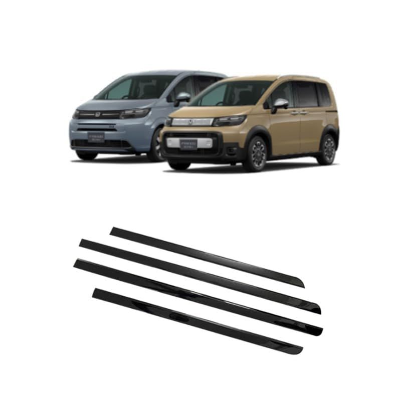 新品 MEKOMEKO 適合 新型 フリード GT系 サイド ドア モール ドアトリム ガーニッシュサイドスカートサイドドア ガーニッシュ モール サイドガーニッシュ アクセサリー 車種専用設計 外装パーツ ABS樹脂製 4PCS【ピアノブラック】FDM-CS 7,185円