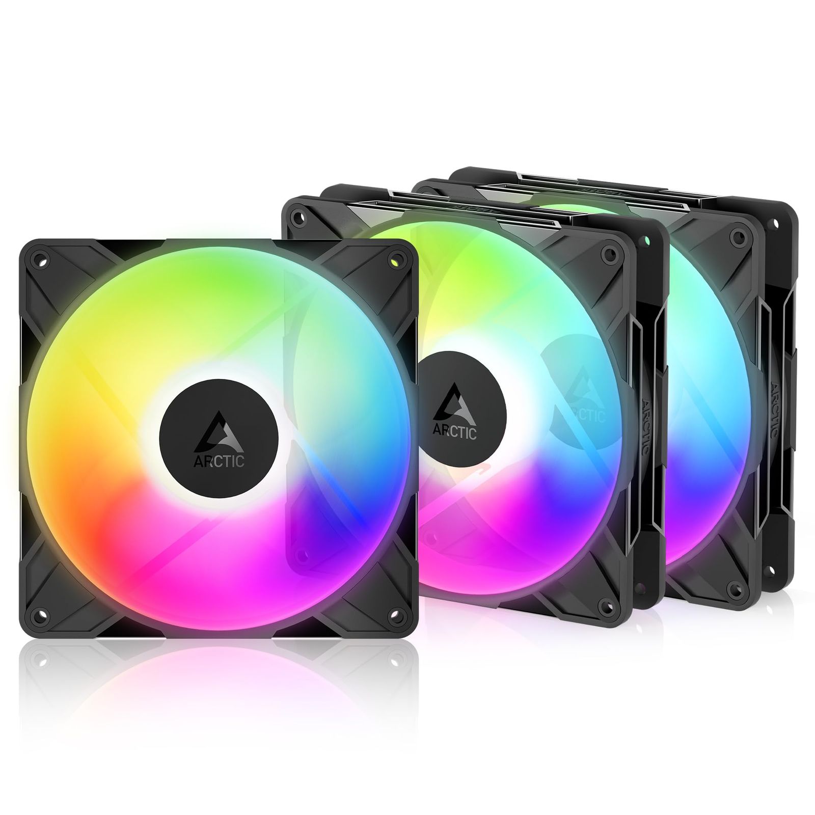 新品 ARCTIC P14 Pro リバース A-RGB 3個パック