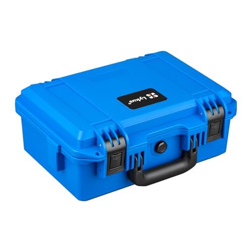 Lykus HC-3310 防水ハードケース 格子状カットスポンジが内蔵 内寸: 29.8x18.2x11.5cm | IP67級防水、収納物に合わせて切り抜けるDIYスポンジ、小型ドローン、ビデオカメラ、アクションカメラなどに適用★m 55d0755d