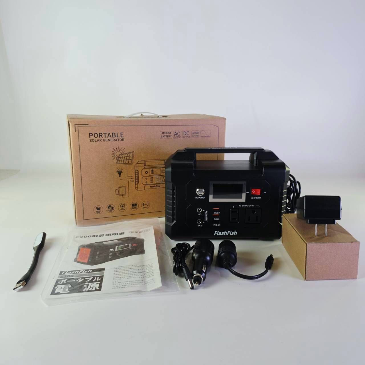 FlashFish ポータブル電源 E200 151Wh/40800mAh 防災 アウトドア 6,958円