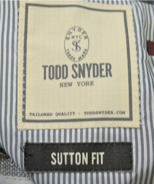 TODD SNYDER テーラードジャケット メンズ 【古着】【中古】【送料無料】