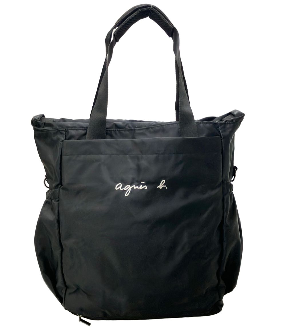 美品 アニエスベー トートバッグ リュック マザーズバッグ 2WAY ナイロン レディース agnes b. 6,607円