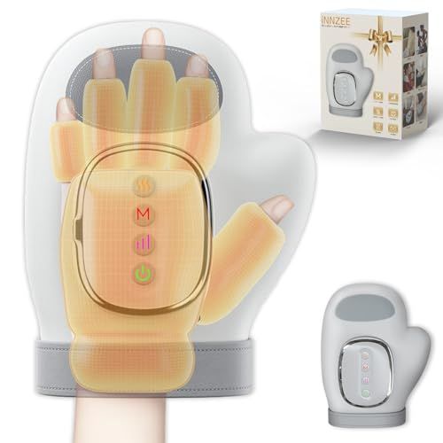 ハンドケア リラクゼーション器 【20層エアバッグ×5段階加圧×3モード×3段階温熱で手をしっかりケア】コードレス設計 | エアバッグ 両手対応 指圧 手のひら ツボ押し 手の休憩 保湿 手袋と併用 男女兼用 誕生日ギフト 女性 男性 敬老の 14ce03c8