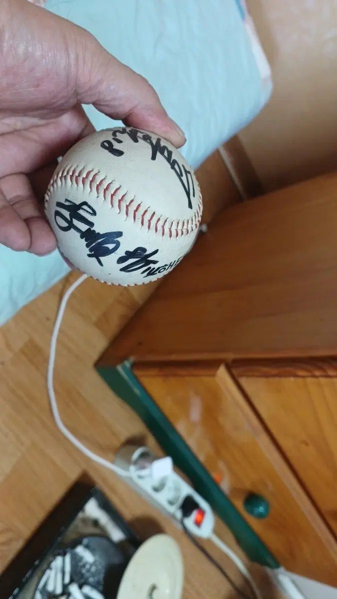 野球ボール サインボール ソン・ドンヨル イ・スンチョル