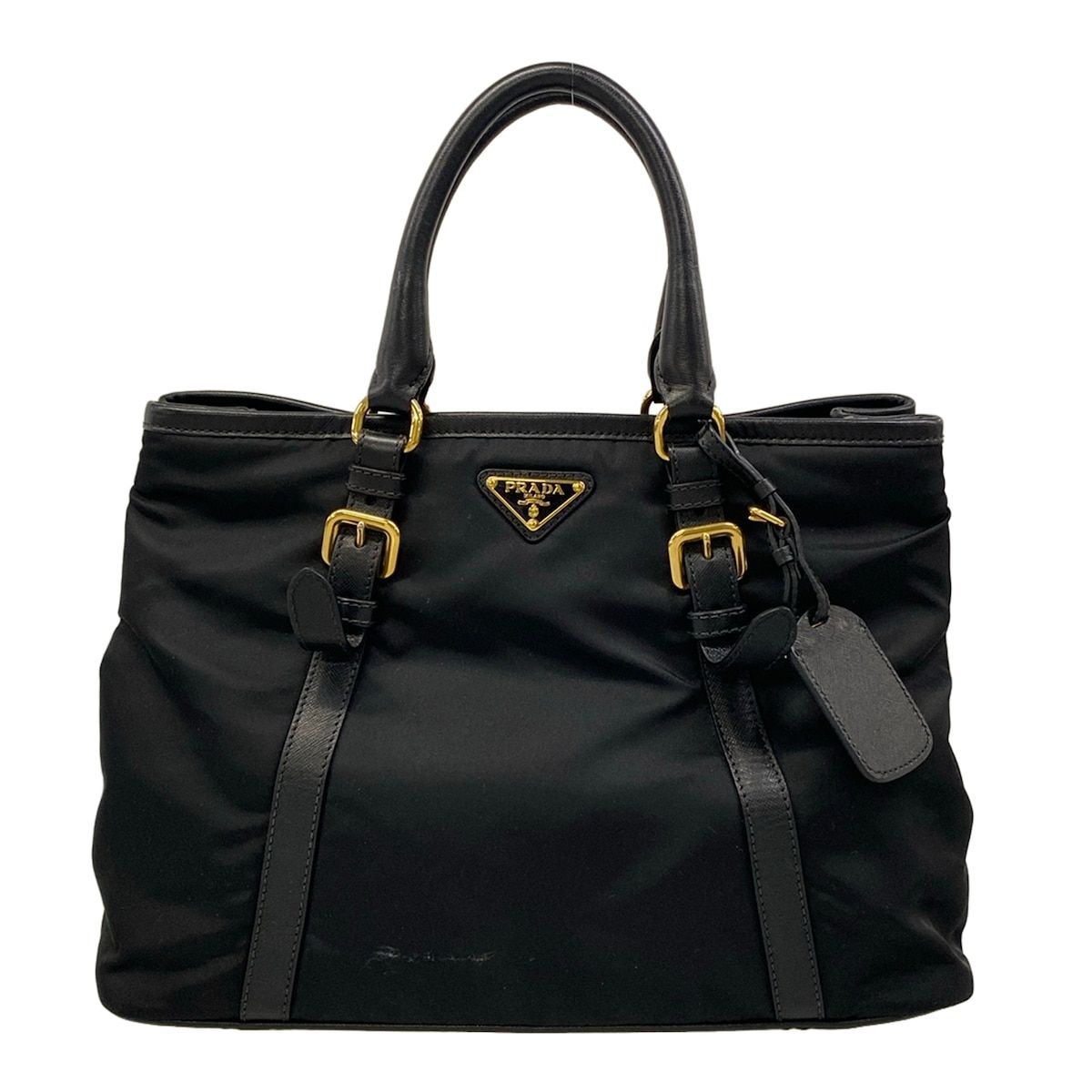 PRADA(プラダ) ハンドバッグ - BN2623 黒 レザーハンドバッグ