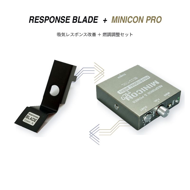 [シエクル]ZC31S スイフトスポーツ_M16A(H17/9～H23/12)用レスポンスブレード＋MINICON PROセット