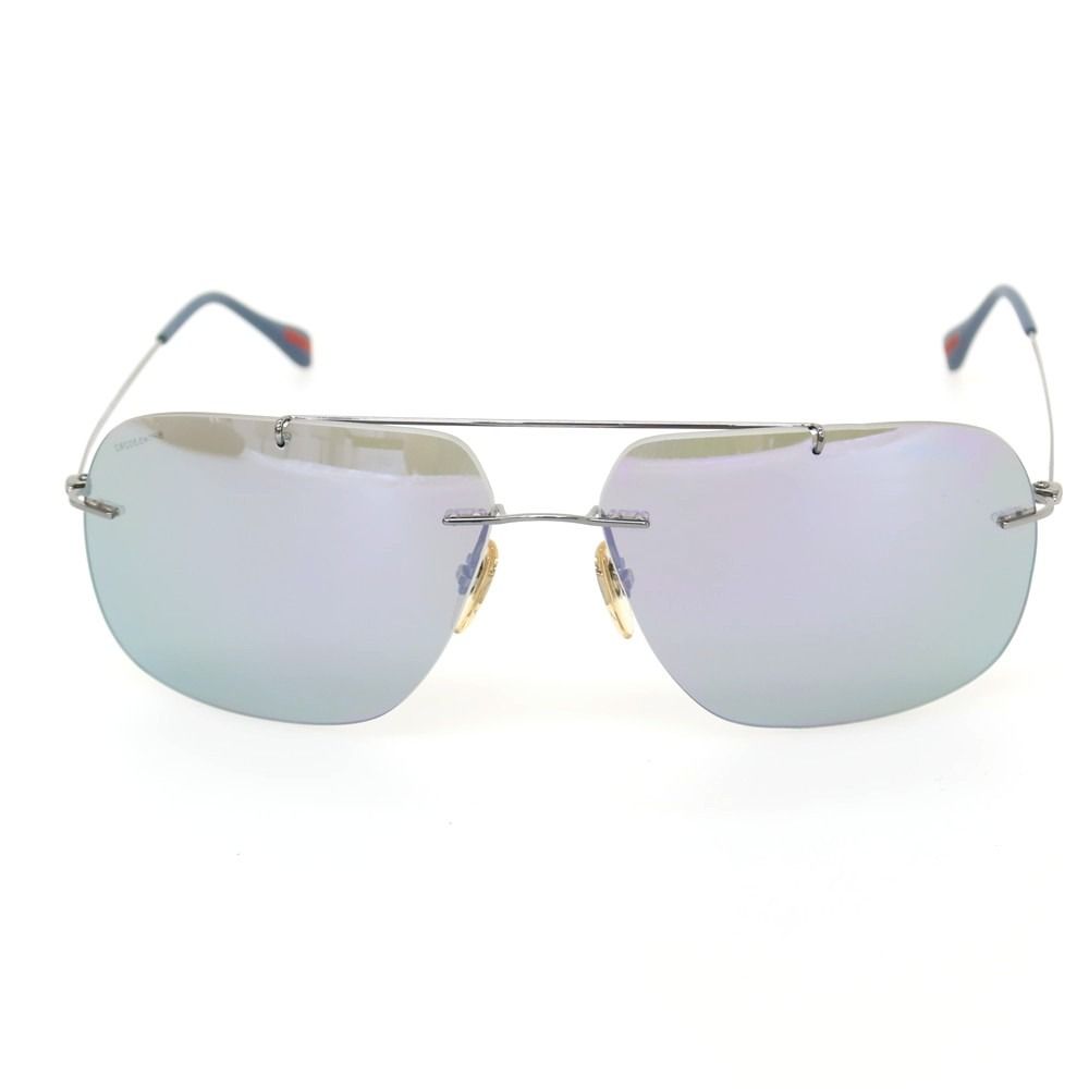 PRADA プラダ スポーツ サングラスミラーレンズ 中古】プラダスポーツ PRADA SPORTS リムレス ミラーレンズ サングラス