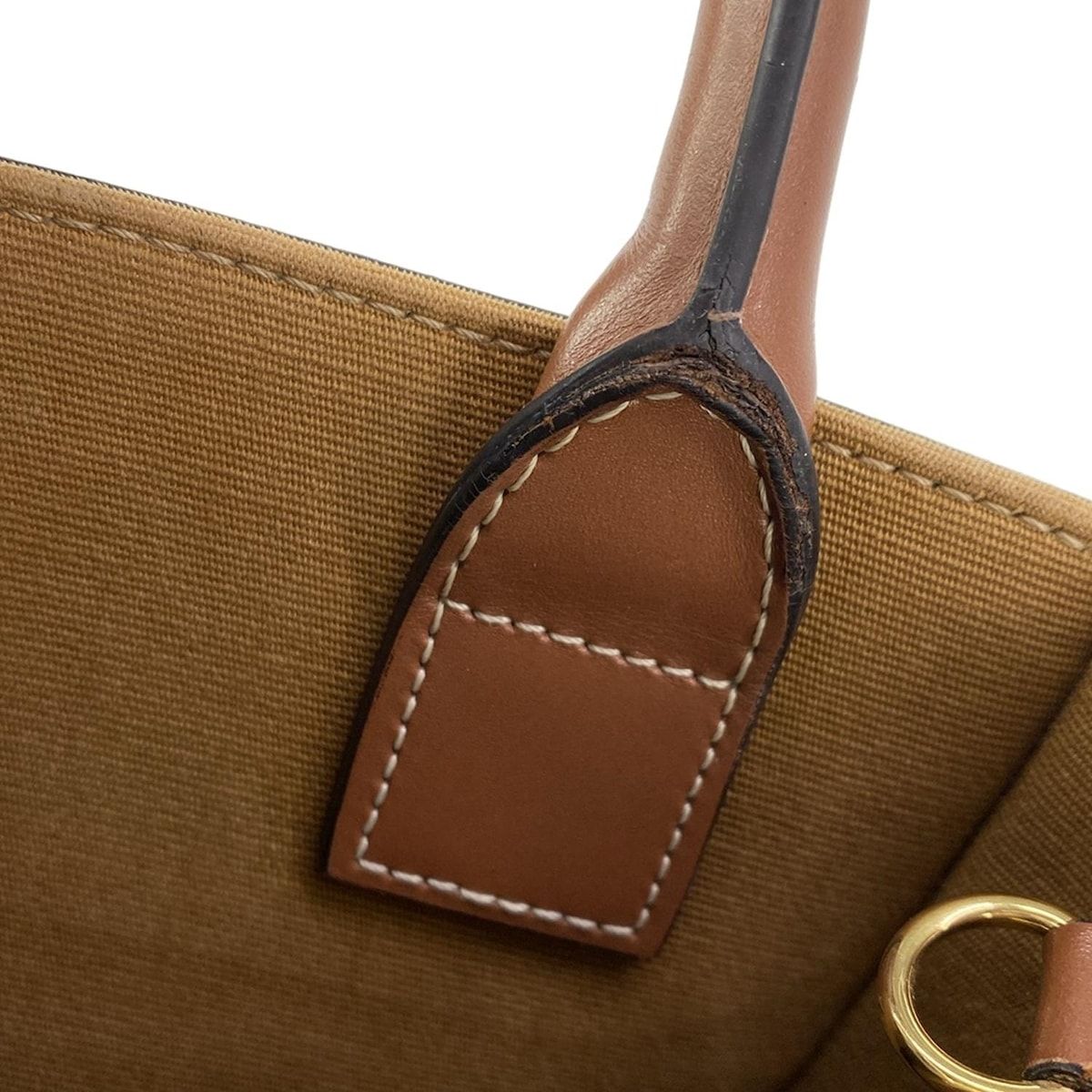 CELINE(セリーヌ) トートバッグ ミニ バーティカルカバ 黒×ダーク 