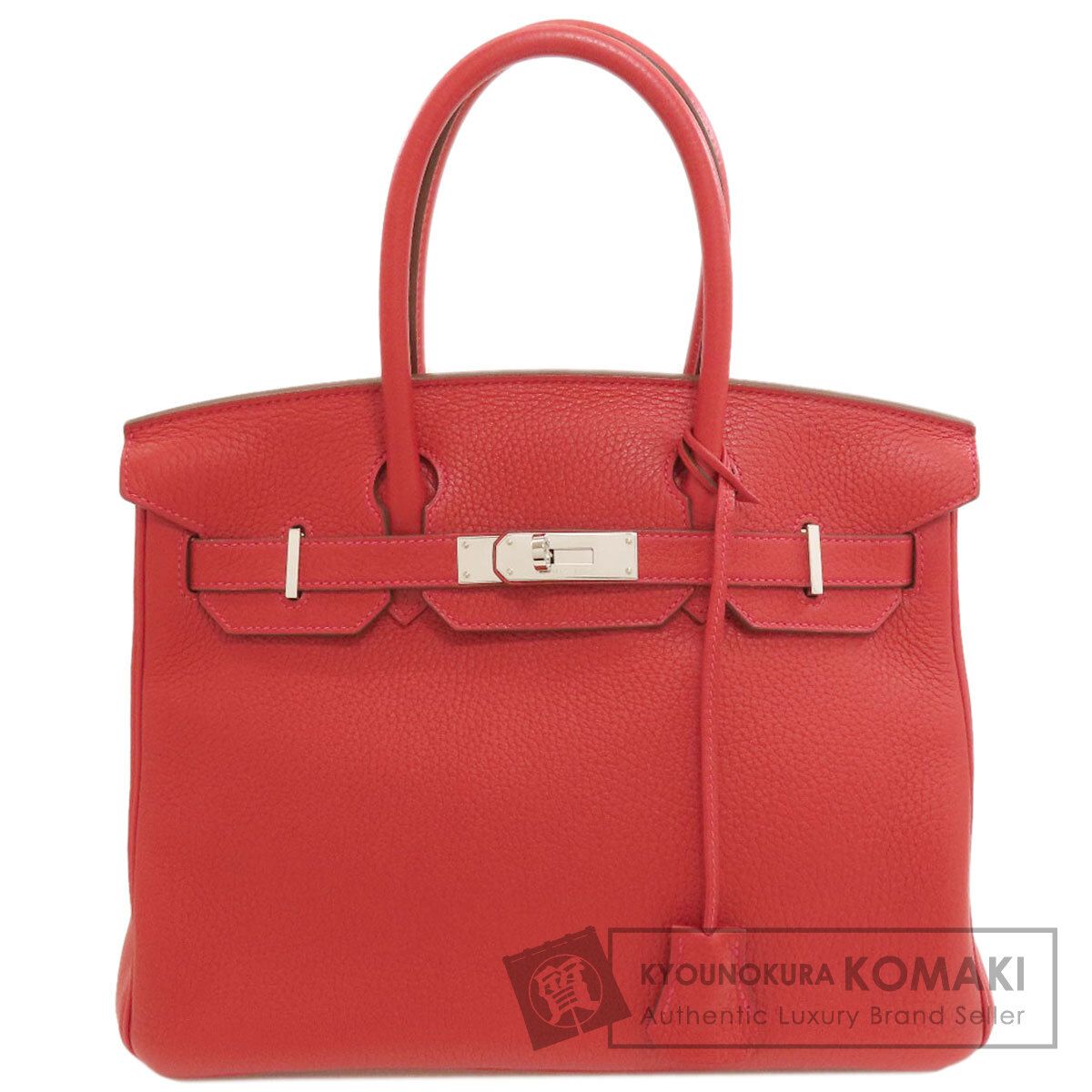 HERMES エルメス バーキン30 シルバー金具 ハンドバッグ トリヨン レディース [中古]