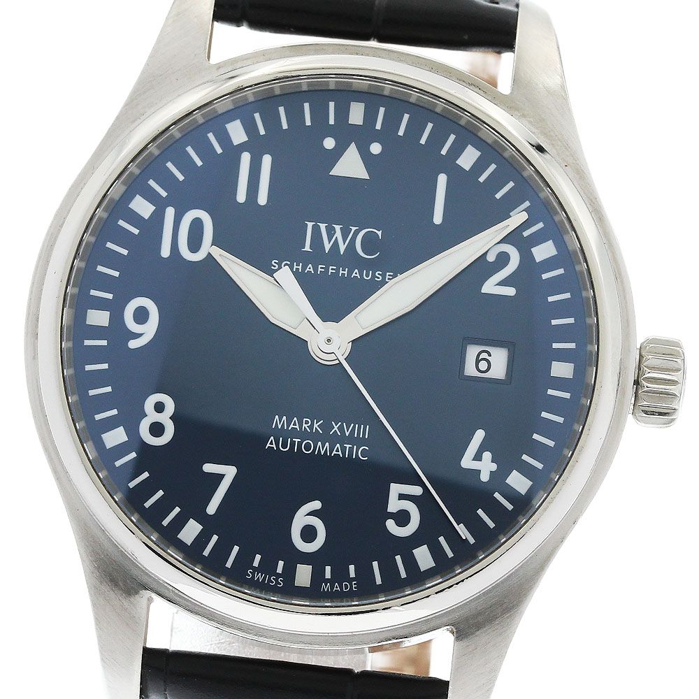 IWC IWC SCHAFFHAUSEN IW327010 パイロットウォッチ マークXVIII デイト プティプランス 自動巻き メンズ 保証書付き_973397 238,590円