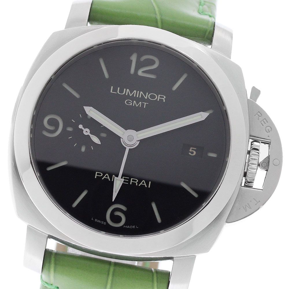 訳あり パネライ PANERAI PAM00320 ルミノール 1950 3デイズ GMT 自動巻き メンズ 保証書付き_973454