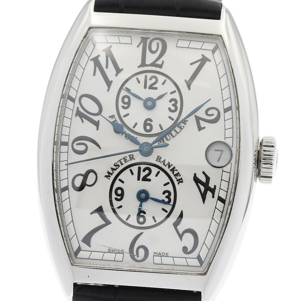 フランクミュラー FRANCK MULLER 5850MB トノーカーベックス マスターバンカー デイト 自動巻き メンズ _967634