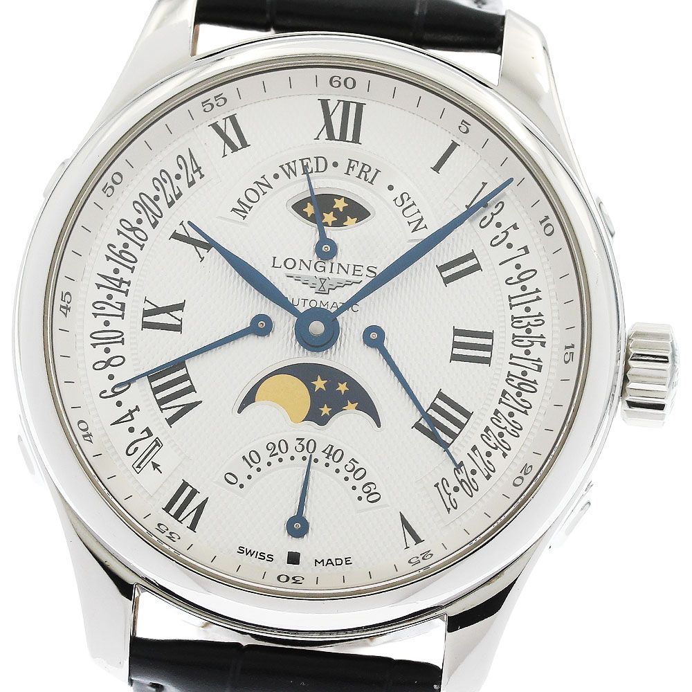 ロンジン LONGINES L2.739.4 マスターコレクション レトログラード ムーンフェイズ 自動巻き メンズ 保証書付き_974481 168,800円