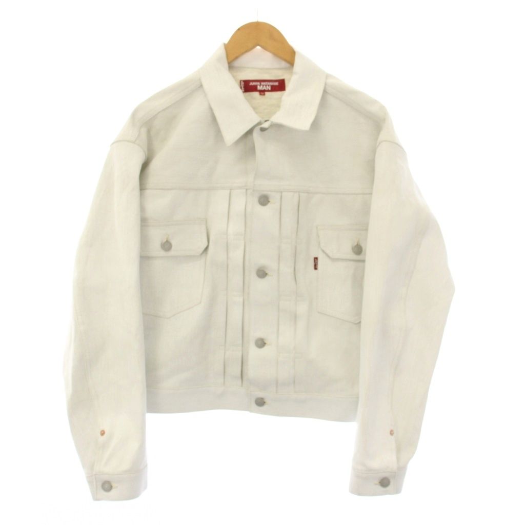 ジュンヤワタナベマン JUNYA WATANABE MAN Levi's 25SS 2nd type デニムジャケット Gジャン ジージャン M 白 WO-J201 /KH