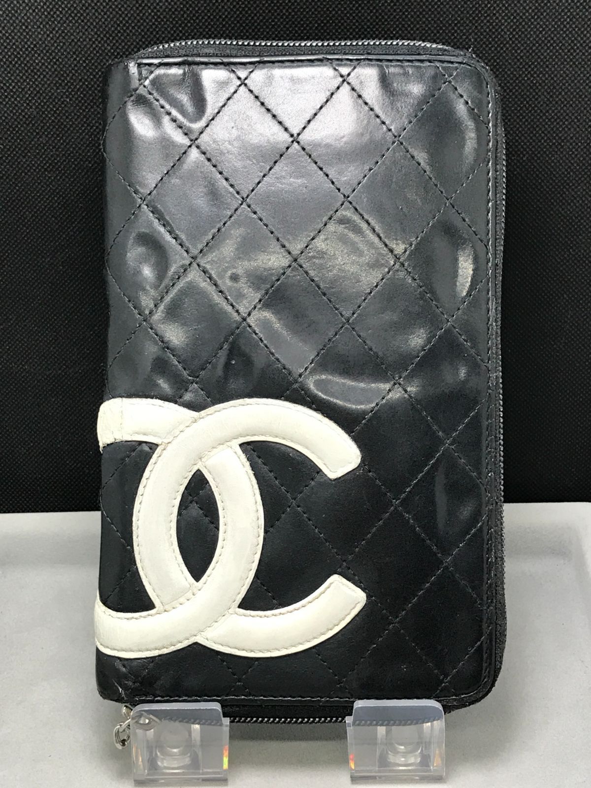 CHANEL　シャネル　長財布　ココマーク　マトラッセ　カンボンライン　ラウンドファスナー　3003 7,920円