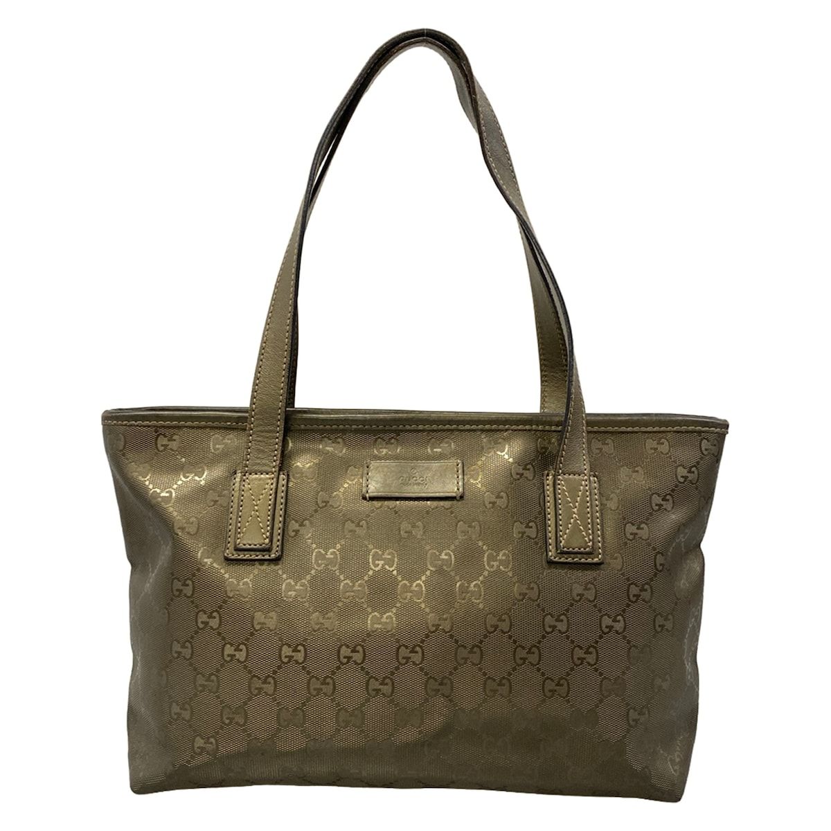 GUCCI (Gucci) Shoulder bag ime 211138 khaki leather