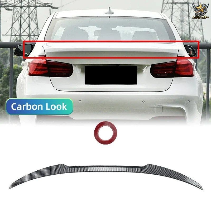 BMW 3シリーズ F30 F31 335I 328I 330I 340I 320D 330D 2013-2018 レー??シングリアディフレクター エアフォイルスポイラーウィングテール BMW 3シリーズ F30 F31 335I 328I 330I 340I 320D 330D 2013-2018 レー??シングリアディフレクター エアフォイルスポイラーウィングテール