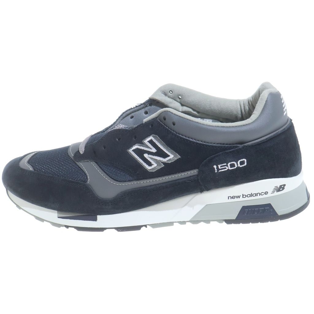 New Balance (ニューバランス) M1500PNV スエード メッシュ ローカットスニーカー ブラック US9/27cm