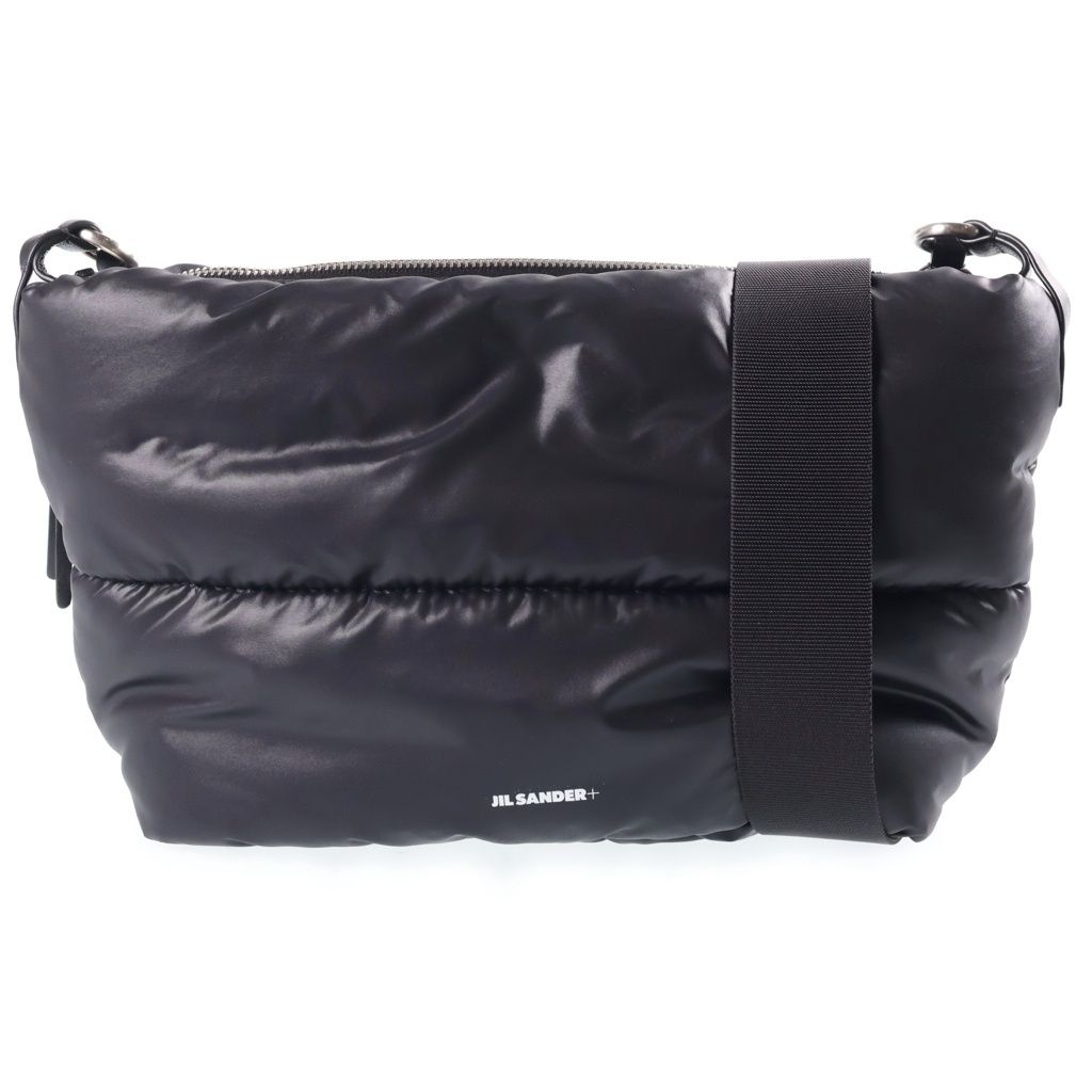 JIL SANDER (ジルサンダー) PADDED CROSSBODY パデッド クロスボディ ショルダーバッグ ブラック 38,214円
