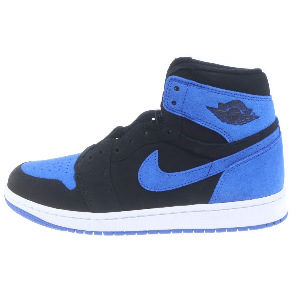 NIKE (ナイキ) AIR JORDAN 1 RETRO HIGH OG ROYAL REIMAGINED DZ5485-042 エアジョーダン1 レトロ ロイヤルリイマジンド ハイカットスニーカー ブラック/ブルー US9/27.0cm