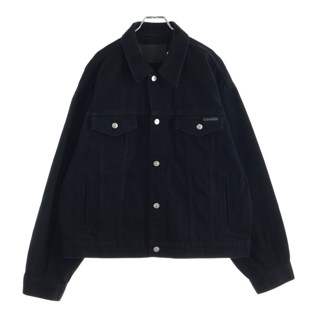 Calvin Klein Jeans (カルバンクラインジーンズ) 90s デニム クラシック トラッカージャケット ブラック 40EM785