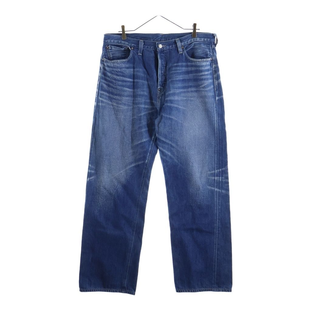 Levi's (リーバイス) 501XX 37年モデル復刻 ボタン裏3015 BIGE シンチバック 隠しリベット ボタンフライ ストレートデニムパンツ 37501-0018