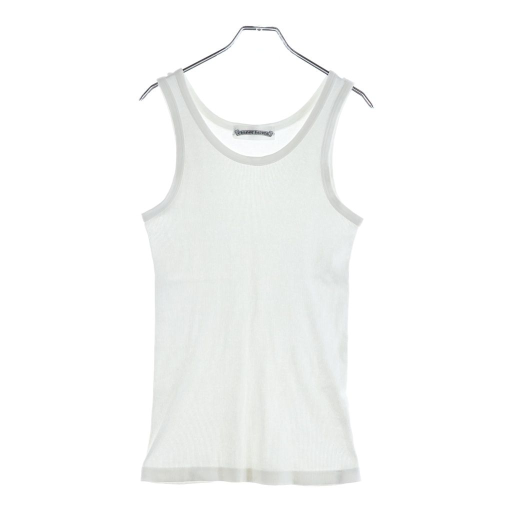 CHROME HEARTS (クロムハーツ) CH PLUSタグ付き クルーネック インナー タンクトップ ホワイト 8,663円