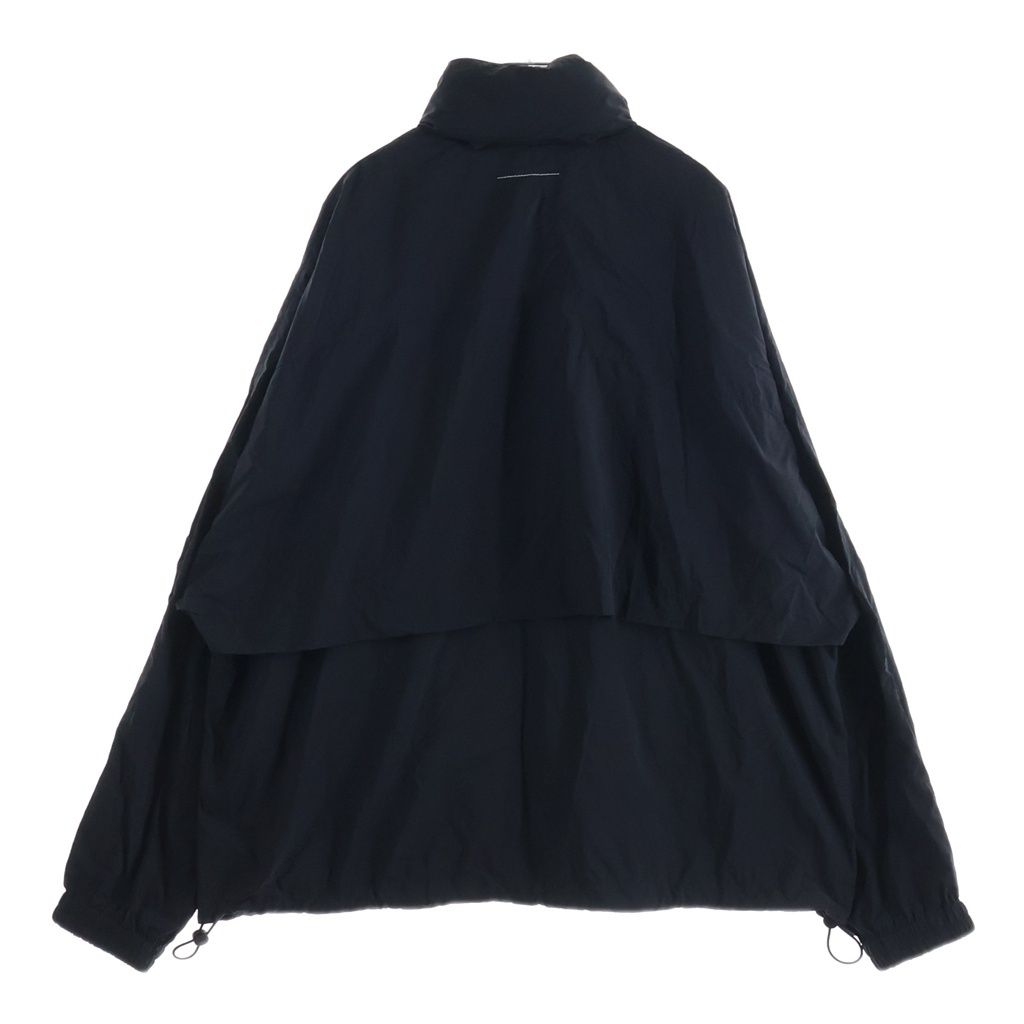 MM6 Maison Margiela (エムエムシックスメゾンマルジェラ) NYLON WINDOBREAKER JACKET ハイネックジップアップナイロン ウィンド ジャケット ブラック SH0AM0083
