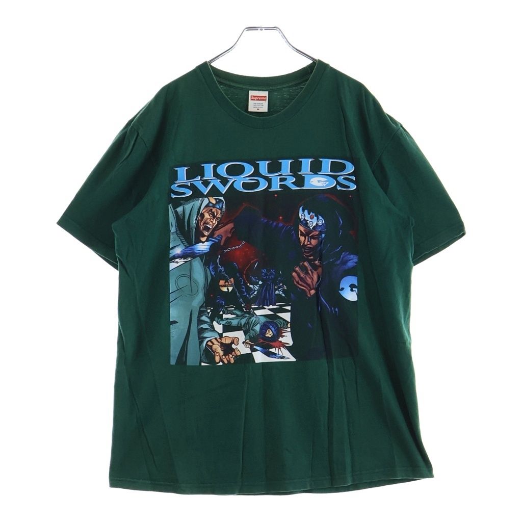 SUPREME (シュプリーム) 18AW Liquid Swords Tee リキッド ソード プリント半袖Tシャツ カットソー グリーン 10,024円